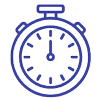 Affichage numérique d'un chronomètre indiquant 00:00:00 avec les boutons démarrer, arrêter et réinitialiser